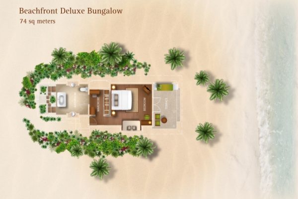 Beachfront Deluxe Bungalow – Kurumba Maldives